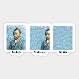 Van Gogh Van Gone Sticker